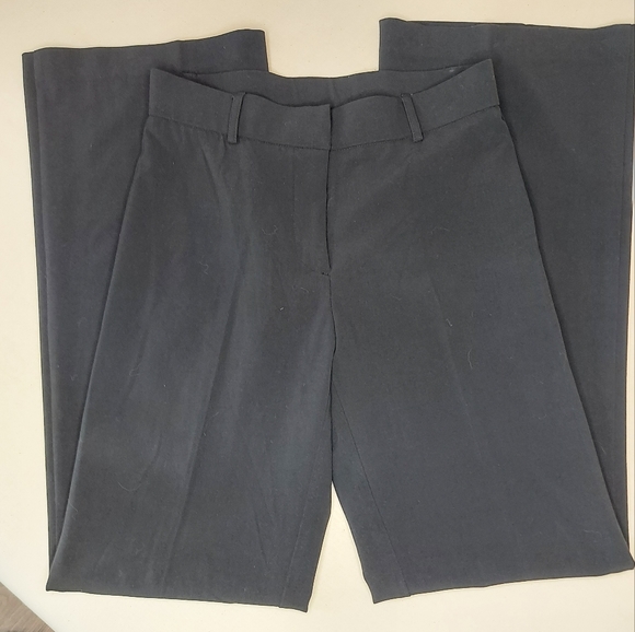 NWOT Chapter One Business Casual Black Straight/ Wide Leg Pants Size 4 - Picture 5 of 7